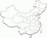 Map Chinese Coloring Template sketch template