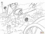 Moses Pharaoh Israelites Drowned Parting Soldados Vermelho Egito Pharao Armee Ertrinkt Mose Desert Cavalos Morrem Afogados Dominical Supercoloring Kleurplaten Leger sketch template