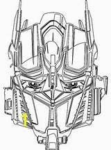 Prime Transformers Coloring Pages Sentinel Kids Optimus Face Divyajanani Transformer sketch template