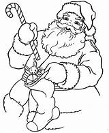 Coloring Santa Pages sketch template