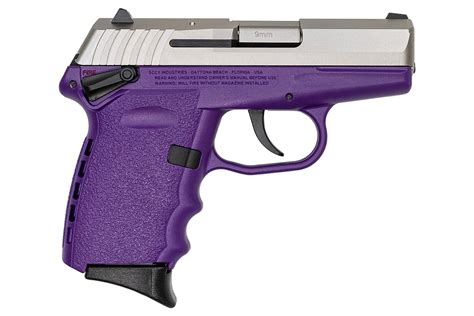 sccy cpx  mm pistol  purple frame  stainless steel  vance outdoors