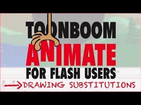 toon boom  flash drawing subtitutions adobe animate storyboard pro