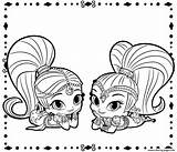Shimmer Shine Coloring Pages Coloriage Et Printable Dessin Print Colouring Color Info Book Sheets Books Birthday Kids Princess Imprimer Colorier sketch template