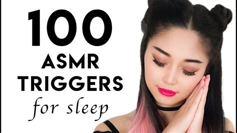 [asmr] 100 asmr triggers for sleep 2 hours youtube