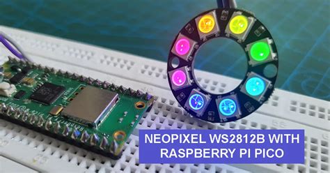 neopixel wsb rgb led  raspberry pi pico micropython