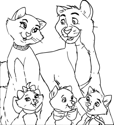 aristocats coloring pages disney characters coloring pages