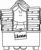Librarian Bookshelf Mycutegraphics Cliparts Webstockreview sketch template