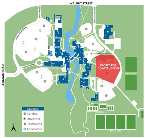 richland campus map richland maps dallas college
