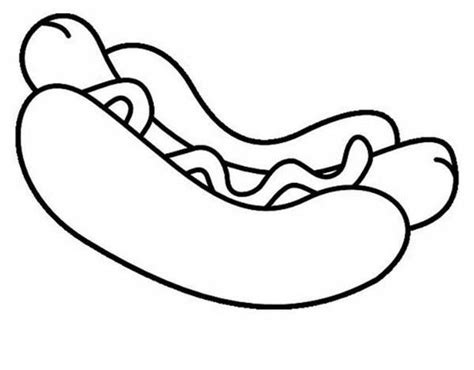 hot dog coloring pages dog coloring page hot dog drawing coloring pages