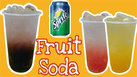 Fruit Soda Recipe Youtube