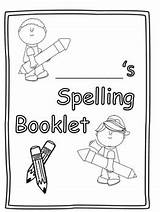 Spelling Booklet Personal Preview sketch template