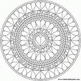 Mandala Coloring Pages Color Heart Mandalas Hearts Kaleidoscope Printable Buddhist Adults Sheets Teenagers Zentangles Books Lots Teens Difficult Coloriage Book sketch template