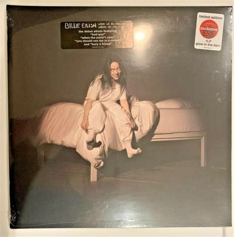billie eilish    fall asleep limited edition glow   dark vinyl lp ebay
