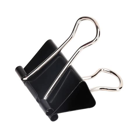 extra large binder clips    pack big paper clamps  office supplies black  clips