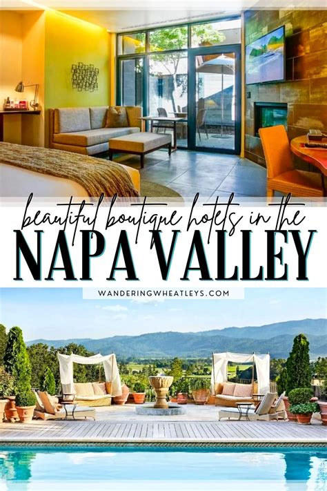 cool boutique hotels  napa valley california hotels  napa napa valley hotels napa
