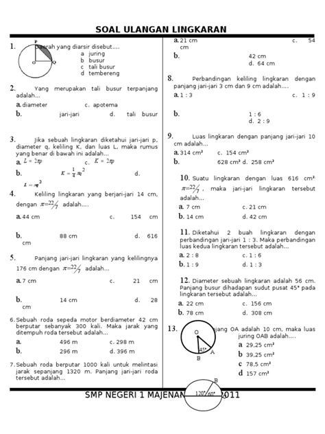 contoh soal perbandingan kelas 7 semester 2 contoh soal