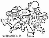 Coloring Pages Toad Mario Super Getcolorings sketch template