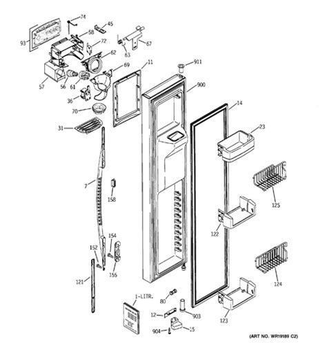 ge profile refrigerator ice maker parts diagram reviewmotorsco