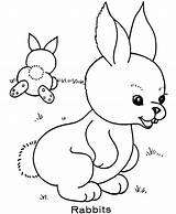 Coloring Easter Rabbits Sleep Egg Pages sketch template