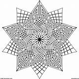 Coloring Pages Adult Printable Mandala Kids Stained Glass Pattern Flowers sketch template
