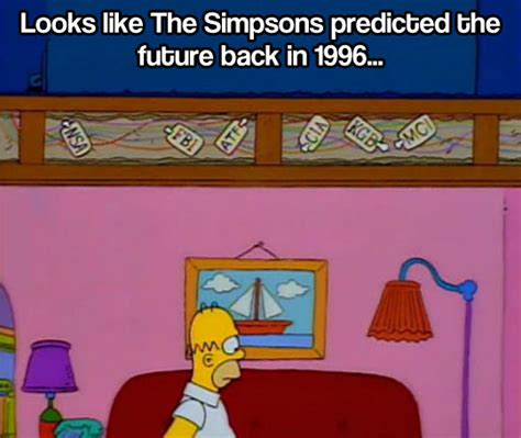the simpsons predicted the future…