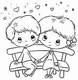 Engaged Coloring Uploaded User Couple Embroidery sketch template