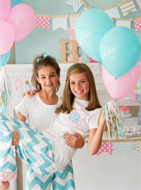 Brynnes Monogram Slumber Birthday Party For Balloon Times Party On A