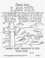 Resurrection Am Coloring Pages Life Kids Printable Jesus Sheets Sunday Bible John School Easter Bread Colouring Adron Mr Preschoolers Activity sketch template