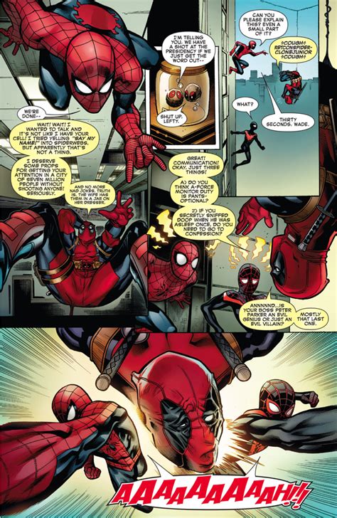 Spider Man Miles Morales Meets Deadpool Comicnewbies