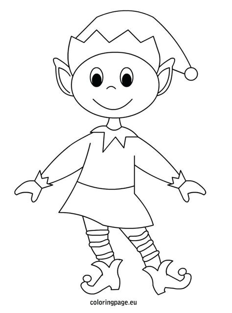 christmas elf coloring pages printable  getcoloringscom