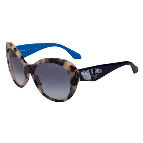 Prada Women S Round Sunglasses Tortoise Black Blue Prada