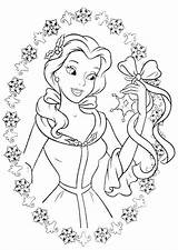 Beast Christmas Beauty Coloring Pages Getcolorings Color Printable sketch template