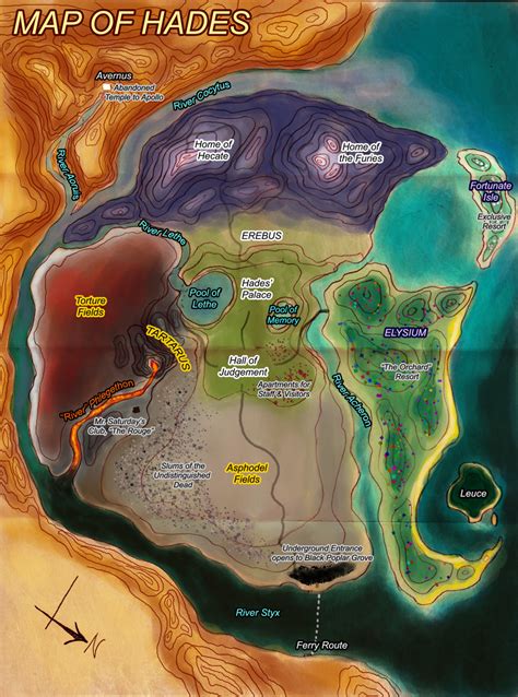 map   underworld hades
