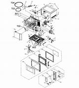 Parts Kenmore Microwave Model Countertop Cabinet Diagram sketch template