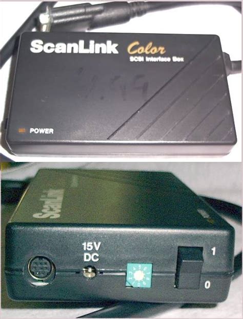 scsi scanner sharing interface box scanlink color sale  comments reviews