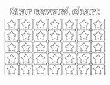 Reward Chart Printable Star Charts Kids Rewards Simple Myria Template Blank Print Incentive Stars Fun Countdown Behavior Reading Coloring Printables sketch template