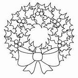 Christmas Coloring Pages Wreath Wreaths Printable Reef Outline Holly Ornaments Draw Holiday Stamps Book Color Print Colouring Drawing Sheets Xmas sketch template