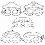 Pirate Pirates Masken Carnevale Piraci Pirata Piraten Diy Swashbuckler Printables Zszywka Sailor sketch template