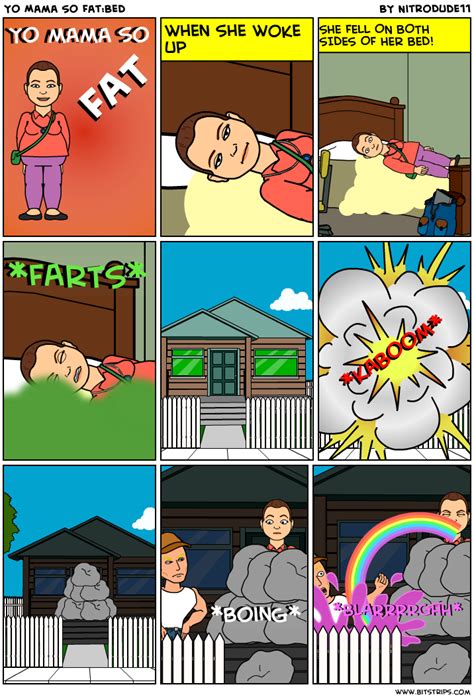 Yo Mama So Fat Bed Bitstrips