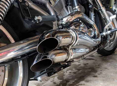vrsc streetfighter chrome short pipes forcewinder motorcycle intakes yamaha stryker air