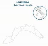 Liguria Muta Cartina Stampare sketch template