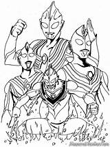 Ultraman Mewarnai Sketsa Diwarnai Orb Kartun Belajar Kumpulan Sketchite Pemandangan sketch template