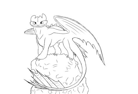 baby night fury dragon pages coloring pages