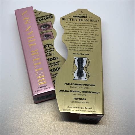 Too Faced Makeup 2 Full Size Better Than Sex Too Faced Mascara