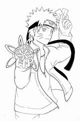 Hokage Naruto sketch template