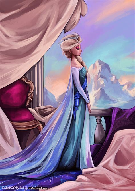 elsa queen of arendelle by beiibis on deviantart