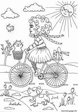 Coloring April Spring Pages Printable Peppy Categories sketch template