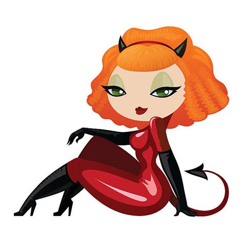 Royalty Free Sexy Female Devil Cartoon Clip Art Vector Images