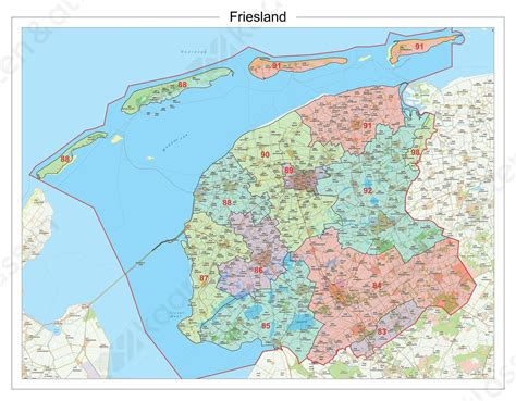 gemeenten friesland kaart de vogels