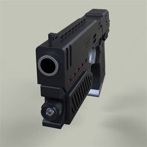lawgiver from judge dredd cgtrader